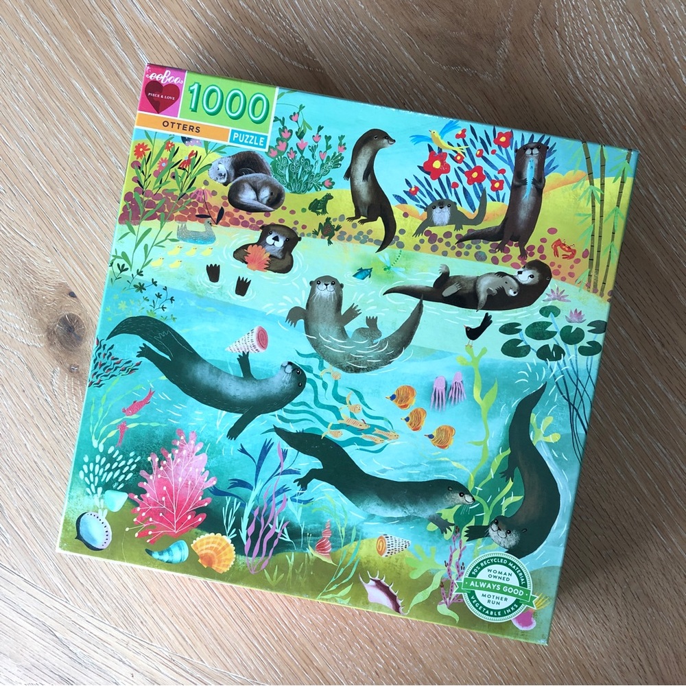 Otter 1000 Piece Puzzle eeboo
